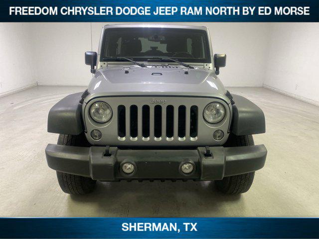 used 2018 Jeep Wrangler JK Unlimited car, priced at $19,437