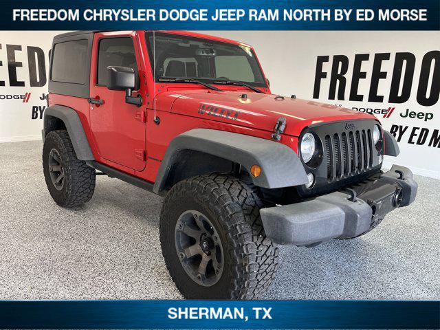 used 2018 Jeep Wrangler JK car, priced at $24,859