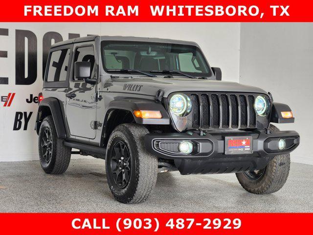 used 2021 Jeep Wrangler car, priced at $25,461