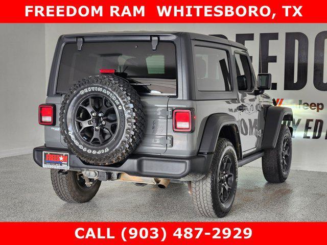 used 2021 Jeep Wrangler car, priced at $25,461