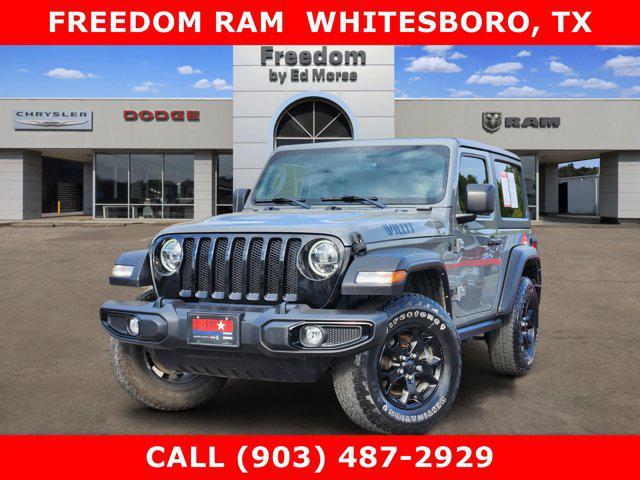 used 2021 Jeep Wrangler car, priced at $25,461