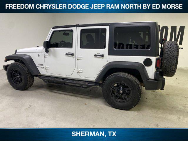 used 2017 Jeep Wrangler Unlimited car, priced at $20,871