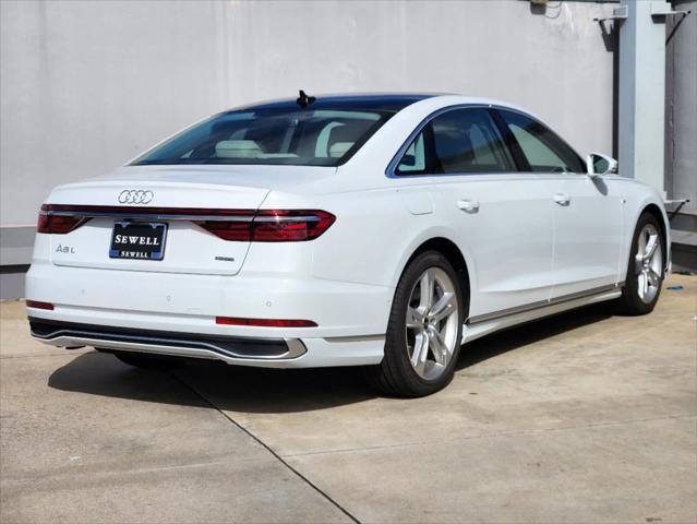 new 2025 Audi A8 car, priced at $101,320