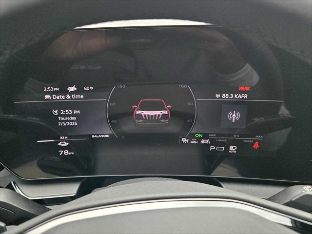 new 2025 Audi Q6 e-tron car, priced at $61,920