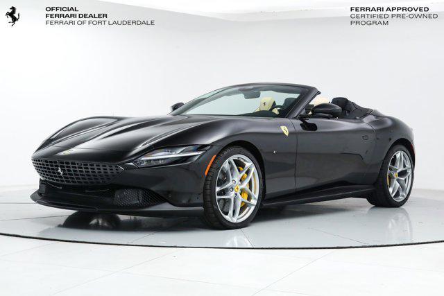 used 2024 Ferrari Roma Spider car, priced at $364,900