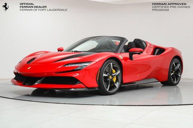 used 2023 Ferrari SF90 Spider car, priced at $734,900