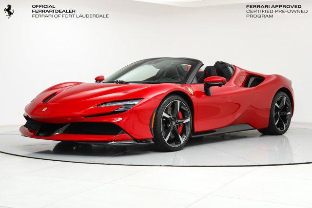 used 2022 Ferrari SF90 Spider car, priced at $699,900