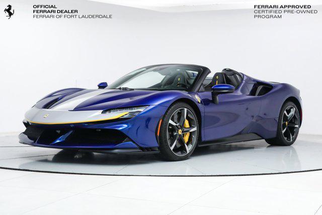 used 2023 Ferrari SF90 Spider car, priced at $684,900