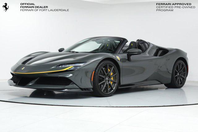 used 2022 Ferrari SF90 Spider car, priced at $599,000