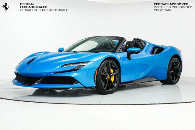 used 2023 Ferrari SF90 Spider car, priced at $679,900