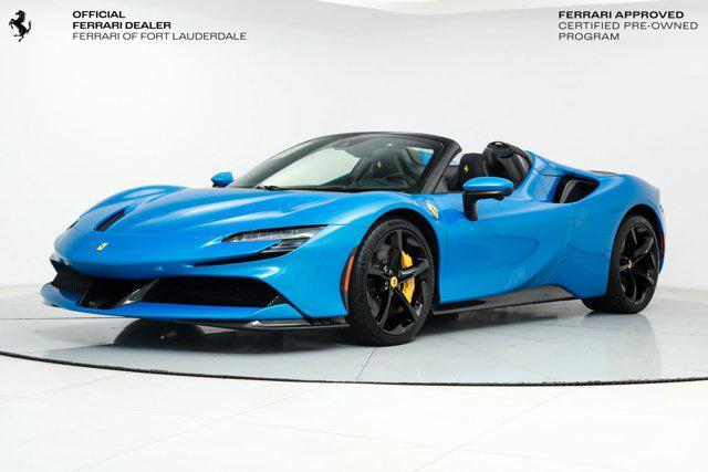 used 2023 Ferrari SF90 Spider car, priced at $649,900