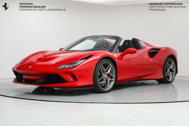 used 2021 Ferrari F8 Spider car, priced at $446,900