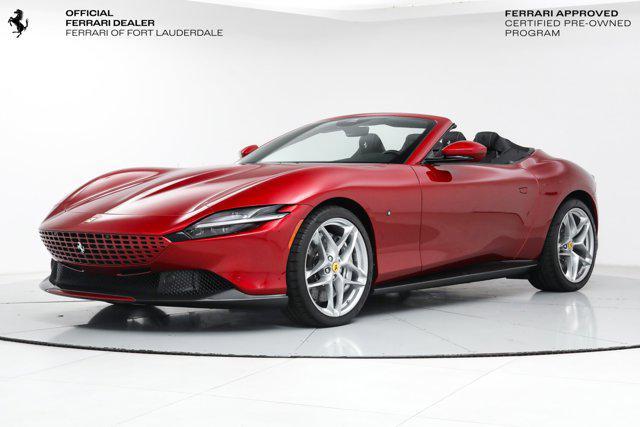 used 2024 Ferrari Roma Spider car, priced at $374,900