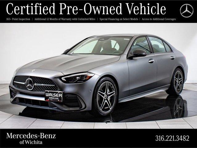used 2022 Mercedes-Benz C-Class car, priced at $42,998