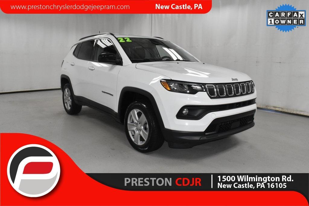 used 2022 Jeep Compass car, priced at $22,498
