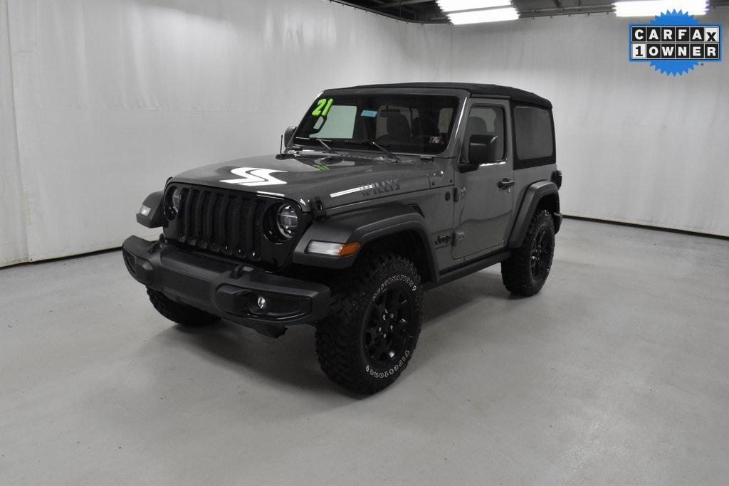 used 2021 Jeep Wrangler car, priced at $30,998