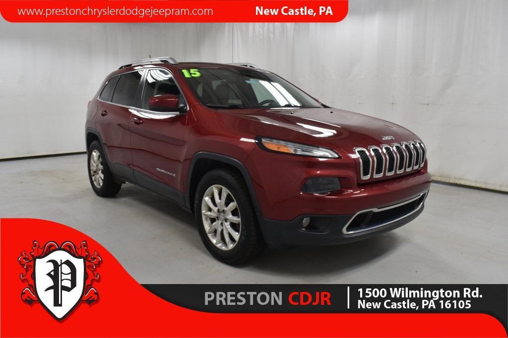 used 2015 Jeep Cherokee car, priced at $14,550