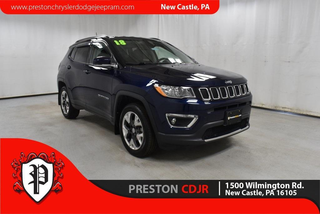 used 2018 Jeep Compass car, priced at $18,498