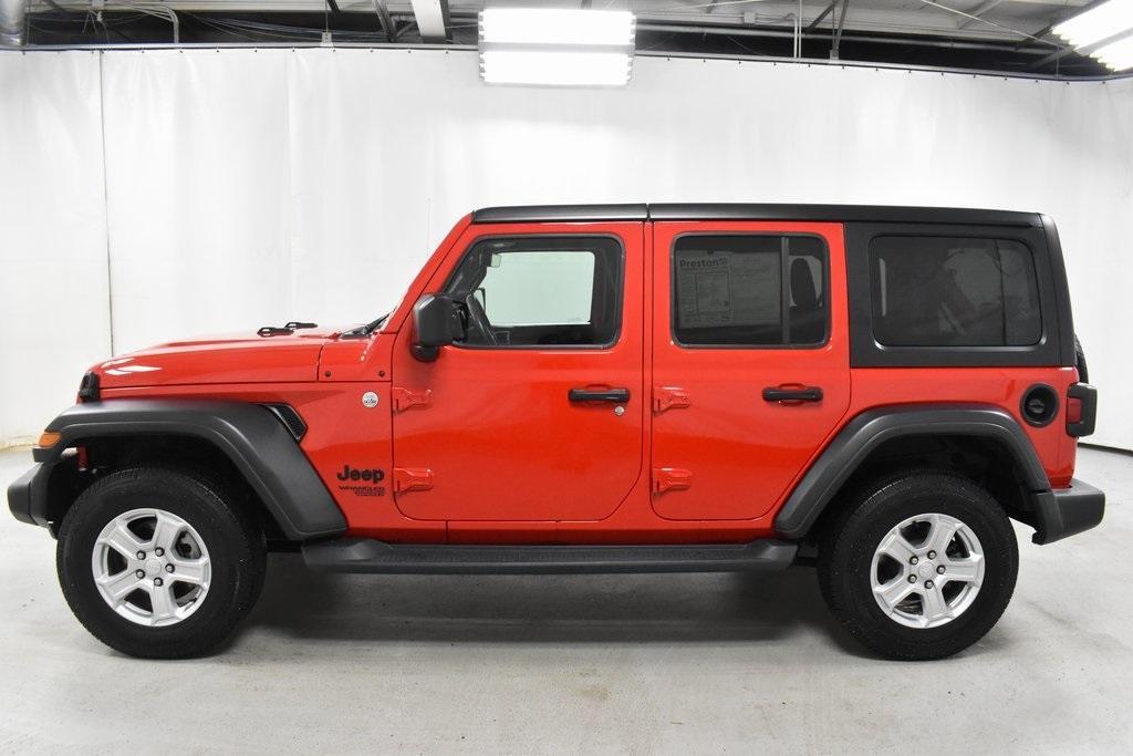 used 2021 Jeep Wrangler Unlimited car, priced at $29,749