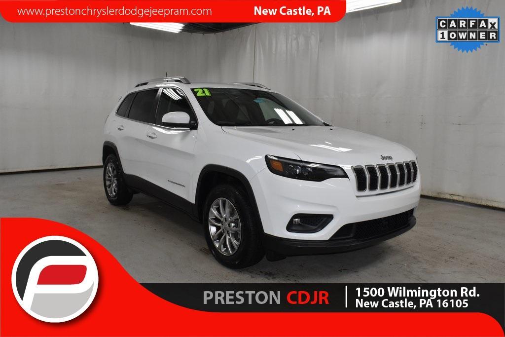 used 2021 Jeep Cherokee car, priced at $20,998