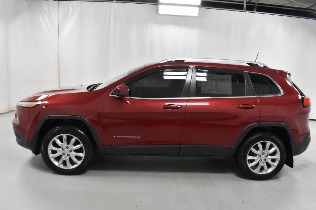 used 2017 Jeep Cherokee car, priced at $16,498