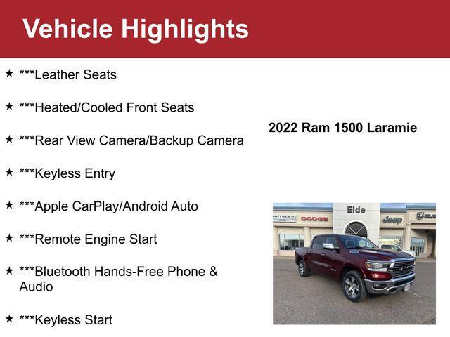 used 2022 Ram 1500 car, priced at $38,000