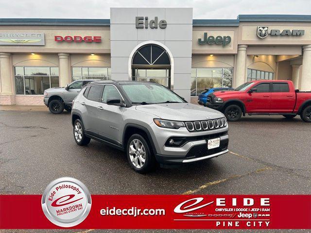 used 2022 Jeep Compass car, priced at $24,500