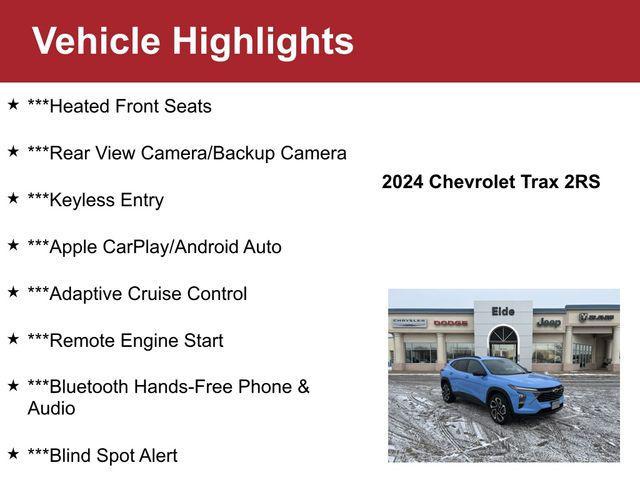 used 2024 Chevrolet Trax car, priced at $23,000