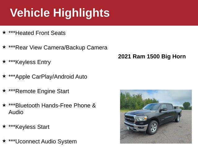 used 2021 Ram 1500 car, priced at $32,000