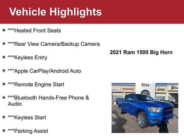 used 2021 Ram 1500 car, priced at $32,000