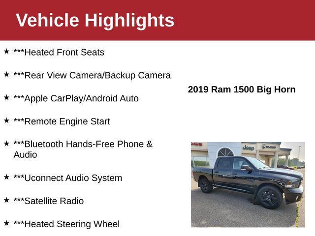 used 2019 Ram 1500 car, priced at $26,000