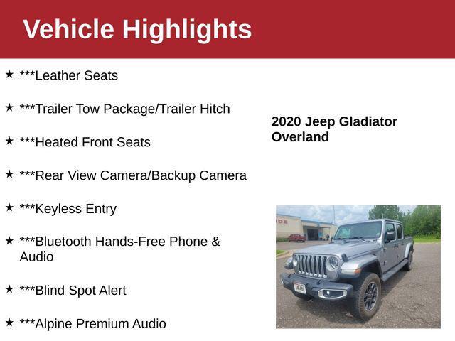 used 2020 Jeep Gladiator car, priced at $25,000