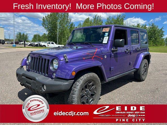 used 2016 Jeep Wrangler Unlimited car, priced at $20,000