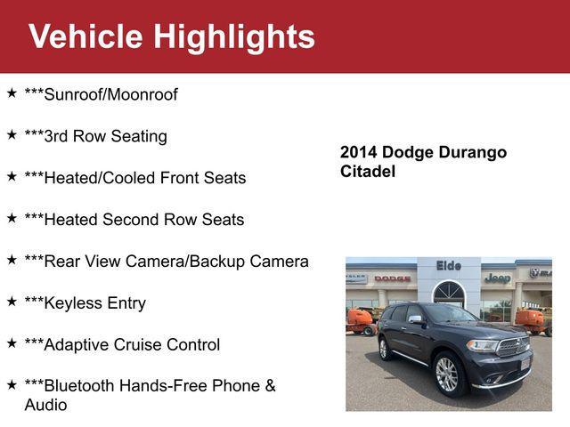 used 2014 Dodge Durango car, priced at $14,500