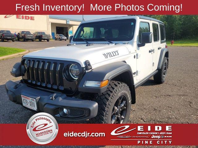 used 2021 Jeep Wrangler car, priced at $30,000