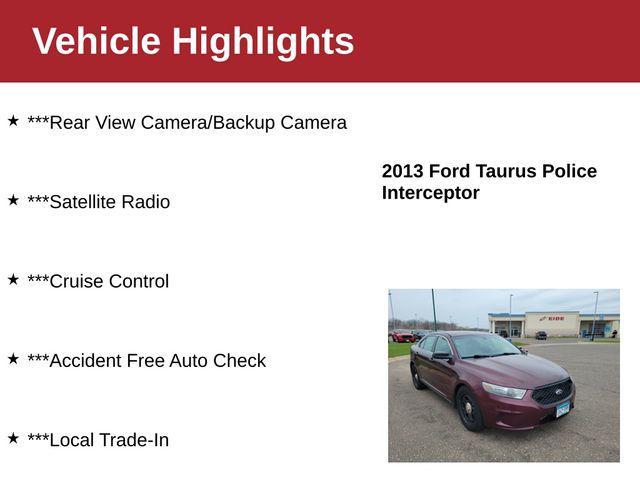 used 2013 Ford Sedan Police Interceptor car, priced at $4,500