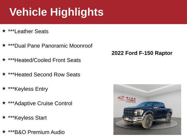 used 2022 Ford F-150 car, priced at $60,500
