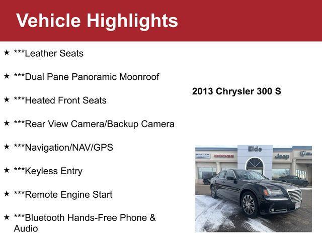 used 2013 Chrysler 300 car, priced at $13,000