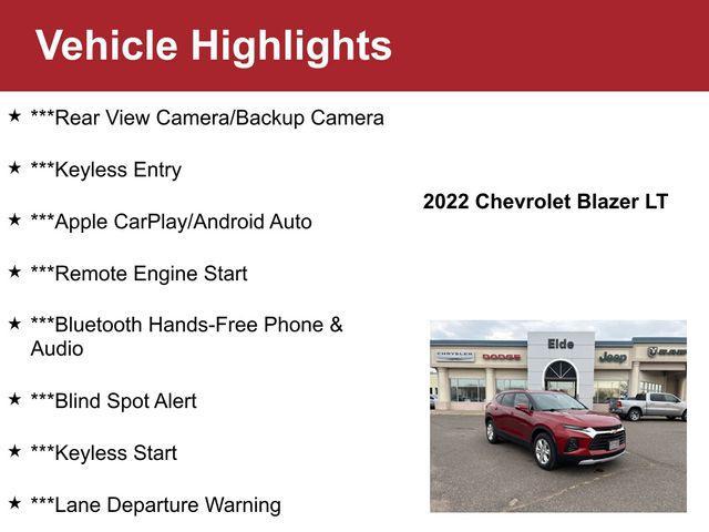 used 2022 Chevrolet Blazer car, priced at $25,000