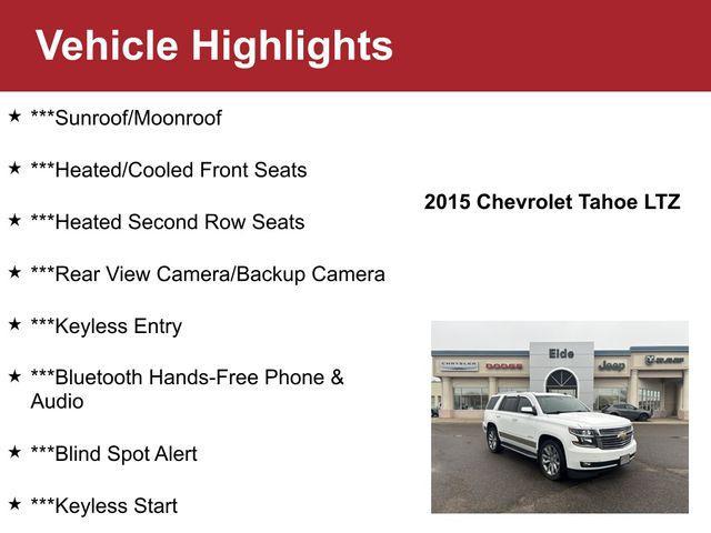 used 2015 Chevrolet Tahoe car, priced at $16,000