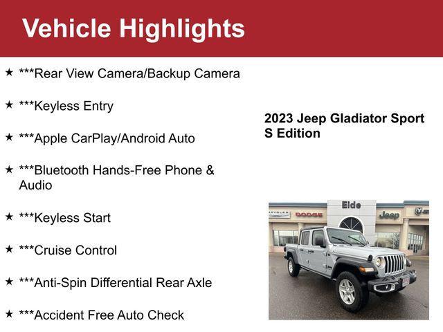 used 2023 Jeep Gladiator car, priced at $29,500