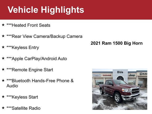 used 2021 Ram 1500 car, priced at $32,000