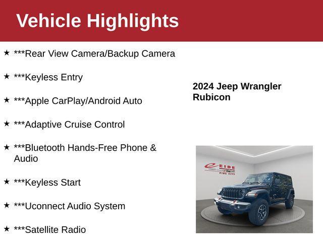 used 2024 Jeep Wrangler car, priced at $38,500