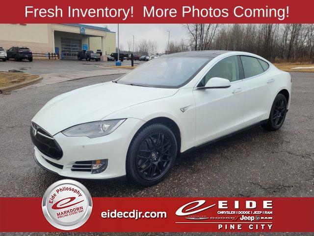 used 2015 Tesla Model S car, priced at $18,000