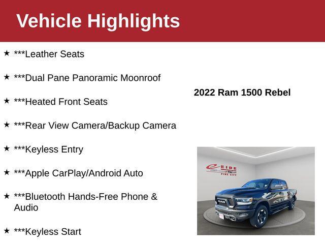 used 2022 Ram 1500 car, priced at $39,000