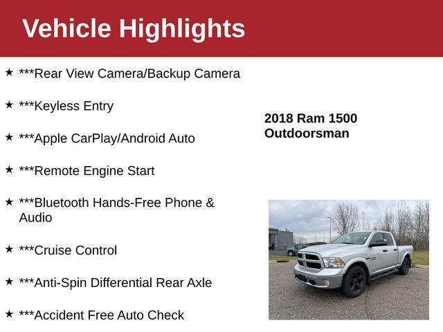 used 2018 Ram 1500 car, priced at $17,000