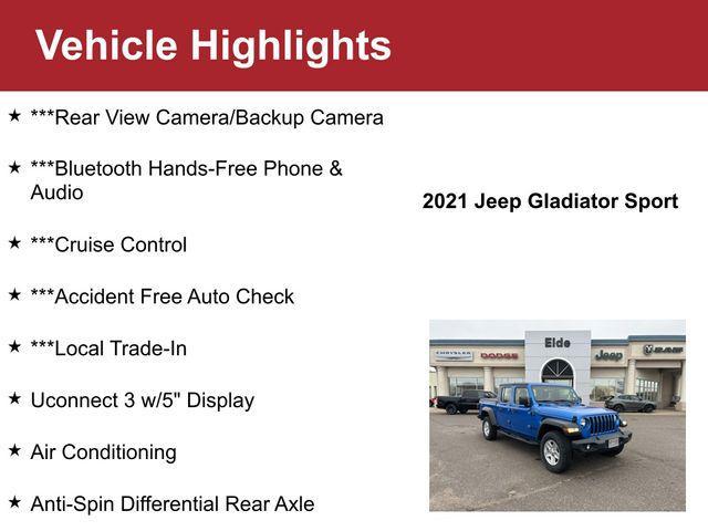 used 2021 Jeep Gladiator car, priced at $28,000