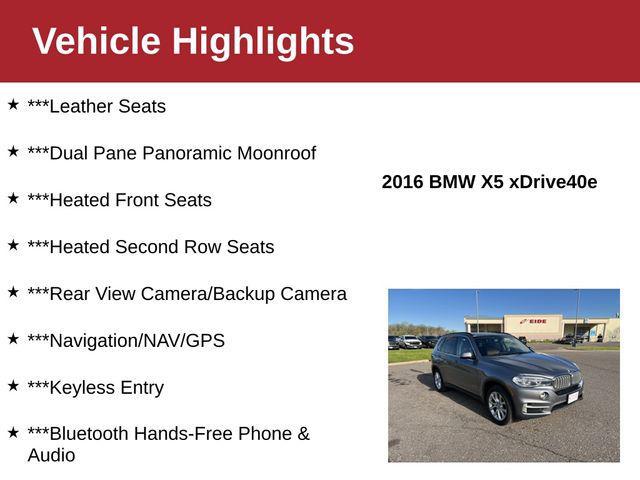 used 2016 BMW X5 eDrive car, priced at $19,000