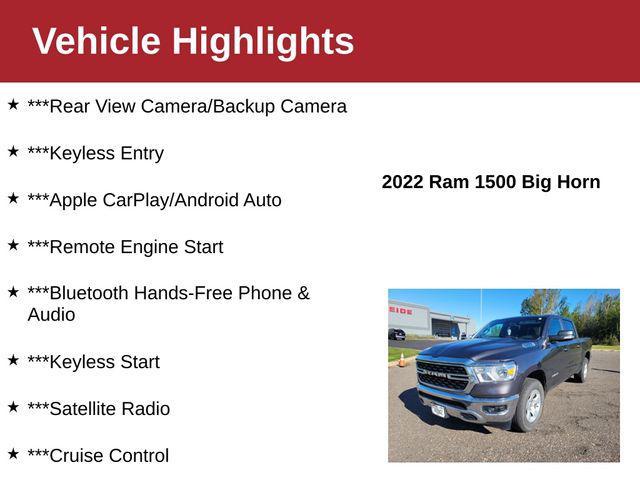 used 2022 Ram 1500 car, priced at $33,000