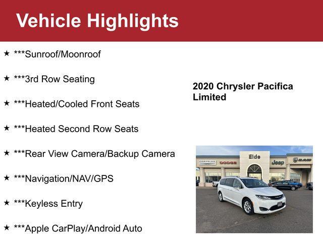 used 2020 Chrysler Pacifica car, priced at $22,500